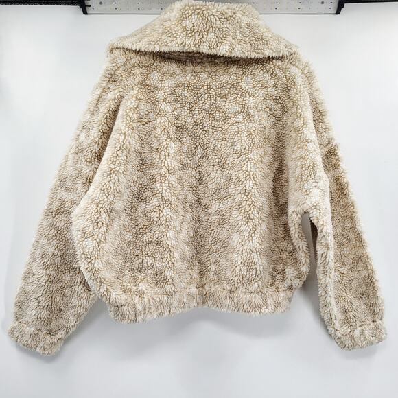 Levi's Made & Crafted Alpine Anorak Cozy Fleece Knit Sherpa Sweater Women's S - Picture 3 of 5